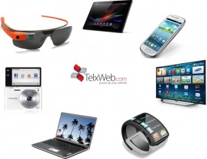 TV, smartphone, glasses, laptop, desktop